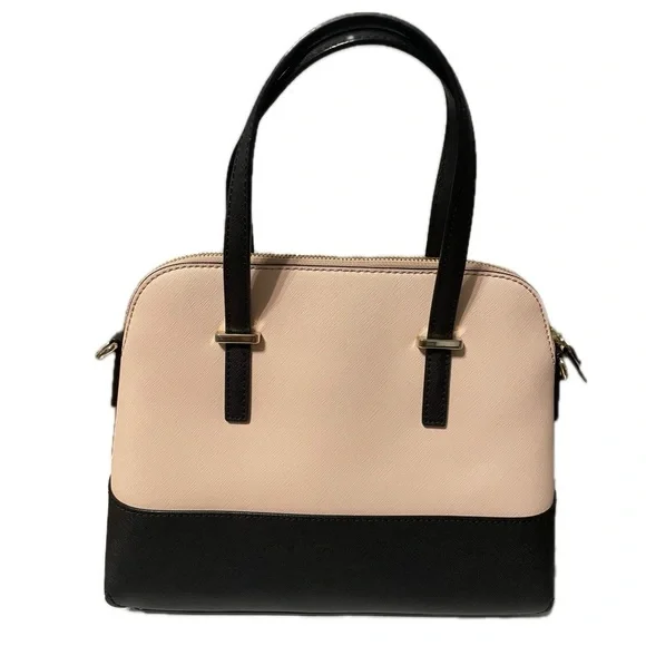 Only Used Once! Kate Spade Cedar Street Maise Pink/Black Color Block Purse - Picture 3 of 9